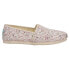 Фото #1 товара TOMS Alpargata Glitter Slip On Womens Multi, White Flats Casual 10017361T