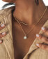 ფოტო #3 პროდუქტის Cubic Zirconia Mother of Pearl Fabienne Layered Necklace