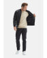 ფოტო #5 პროდუქტის Men's Genuine Leather Bomber Jacket, Black