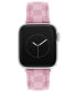 Фото #2 товара Ремешок STEVE MADDEN Pink Faux Leather Apple Watch