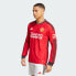 Фото #2 товара adidas men Manchester United 23/24 Long Sleeve Home Authentic Jersey