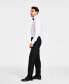 Фото #1 товара Men's Slim-Fit Stretch Black Tuxedo Pants, Created for Macy's