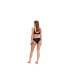 Фото #2 товара Women's Solid V neck Bikini bra swim top
