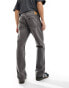 Фото #4 товара Weekday Space relaxed fit straight leg jeans in clay grey