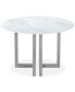 Фото #5 товара Emila 54" Round Sintered Stone Mix and Match Dining Table, Created for Macy's