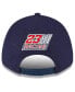 Фото #3 товара Men's White, Blue Bubba Wallace 9FORTY Americana Snapback Adjustable Hat