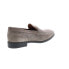 Фото #15 товара Bruno Magli Brando Mens Gray Suede Slip On Loafers & Slip Ons Penny Shoes