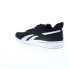 Фото #6 товара Reebok Runner 4 4E Mens Black Wide Canvas Athletic Running Shoes