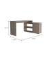 Фото #5 товара Ridley 2-Shelf L-Shaped Writing Desk