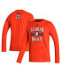 Men's Orange Anaheim Ducks Reverse Retro 2.0 Fresh Playmaker Long Sleeve T-shirt