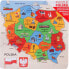 Фото #1 товара Daffi Puzzle drewno mapa Polski D-100 41004