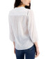 Фото #2 товара Women's Cotton Split-Neck Popover Top