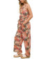 Women's Printed Matte Jersey Jumpsuit