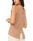 ფოტო #2 პროდუქტის Women's Crewneck Sleeveless Sweater