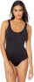 Kenneth Cole Reaction Women's 243608 Ruffle Leg One Piece Swimsuit Size S