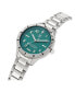 ფოტო #4 პროდუქტის Unisex Three Hand Edition Three Small Silver-Tone Stainless Steel Bracelet Watch 36mm