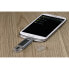 Фото #2 товара hama Laeta Twin USB флеш накопитель 128 GB USB Type-A / Micro-USB 2.0 Серый 00114872