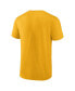 Фото #3 товара Men's Gold Nashville Predators Barnburner T-shirt