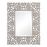 Wall mirror White Crystal 98 x 3 x 124 cm