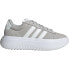 Кроссовки Adidas Grand Court Suede Platform Grey Two / Ftwr White / Grey Two, 40.6 - фото #2