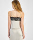 ფოტო #2 პროდუქტის Women's Lace-Overlay V-Neck Camisole Top