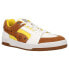 Puma Mcm X Slipstream Lo Lace Up Mens Brown, White, Yellow Sneakers Casual Shoe
