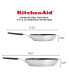 Фото #14 товара Stainless Steel 2 Piece Nonstick Induction Frying Pan Set