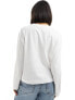 Фото #5 товара Selected Femme boxy fit long sleeve t-shirt in white