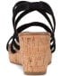 Фото #8 товара Women's Arloo Strappy Elastic Wedge Sandals, Created for Macy's