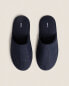 Фото #4 товара Linen slippers with topstitching