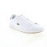 Фото #3 товара Lacoste Graduate Pro 222 1 Mens White Leather Lifestyle Sneakers Shoes