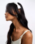 True Decadence bow detail organza headband in white