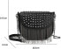 Фото #20 товара Kris Anna Women's Rivets Mini Shoulder Bag with Shoulder Strap Chain Tassel Black Disposable
