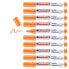 Фото #3 товара Постоянный маркер Edding 4500 Текстиль Флюоресцентный Оранжевый (10 штук)