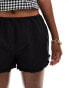 Фото #2 товара ASOS DESIGN poplin frill hem shorts in black