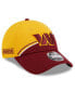 Фото #1 товара Men's Gold, Burgundy Washington Commanders 2023 Sideline 9FORTY Adjustable Hat