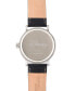 ფოტო #3 პროდუქტის Men's Disney Mickey Mouse Black Strap Watch 44mm