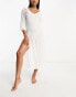 Фото #4 товара IIsla & Bird ruffle long sleeve beach summer dress in white