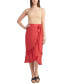 Juniors' Ruffled Pull-On Tulip-Hem Skirt