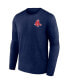 Фото #3 товара Men's Navy Boston Red Sox Fenway Park Home Hometown Collection Long Sleeve T-shirt