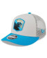 Men's Stone, Blue Carolina Panthers 2023 Salute To Service Low Profile 9FIFTY Snapback Hat