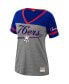 Women's Allen Iverson Heathered Charcoal Philadelphia 76ers Team Captain V-Neck T-shirt