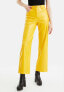 Фото #8 товара Women's Wide Leg Pleather Pants