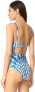 Фото #3 товара Mara Hoffman Women's 171793 Kia Tie Front One Piece Size XS