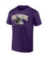 Men's Purple Baltimore Ravens T-shirt