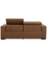 Фото #16 товара Nevio 82" 2-Pc. Leather Sectional with 2 Power Recliners and Headrests, Created For Macy's