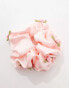 Фото #3 товара Pieces rose detail scrunchie in pink