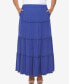 Plus Size Tiered Maxi Skirt