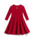 Фото #1 товара Платье для малышей Mightly длинное 3/4 рукав органический хлопок Solid Twirl Dress