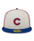 Фото #2 товара Men's Cream, Royal Chicago Cubs Chrome Sutash 59FIFTY Fitted Hat